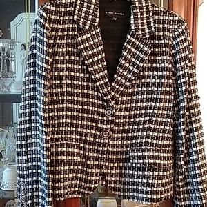 Randy Kemper black/white blazer